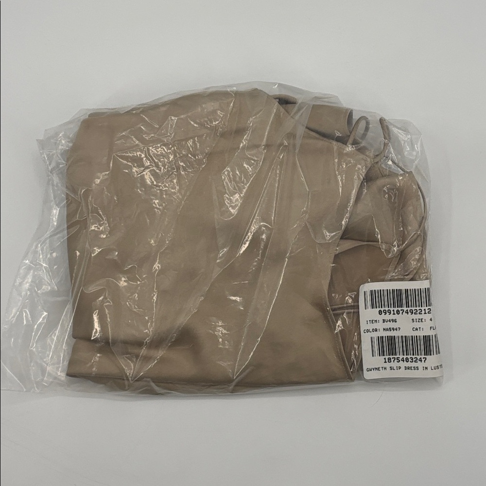 J Crew Gwyneth slip dress in luster charmeuse size 4 BV496 NWT‎ flaw - Picture 13 of 13
